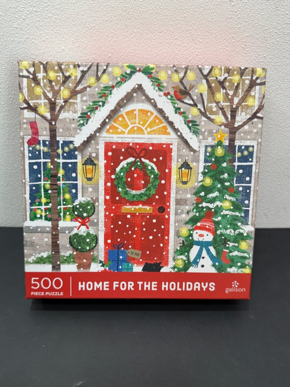 Galison Jigsaw Puzzle Home for the Holidays🔴2/$25🔴 500 Pieces